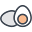 boiled egg, egg yolk, eggs, hard boiled egg, yolk 