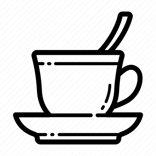 Saucer, coffee, cup, hot, tea, mug, beverage icon - Download on Iconfinder