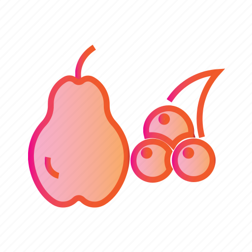 Cherry, food, fruits, healthy food, nutritious food, pear icon - Download on Iconfinder