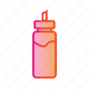bottle, container, drink, flask, water bottle