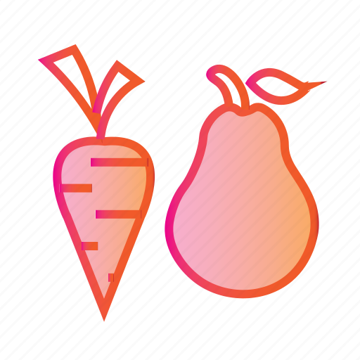 Carrot, fruit, healthy food, pear, veggiesvegetable icon - Download on Iconfinder