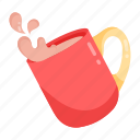 coffee cup, coffee mug, coffee spill, tea cup, drink spill