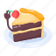 chocolate cake, cake slice, birthday dessert, sweet food, bakery food 