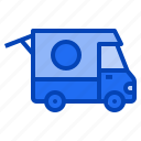 camper, van, caravan, trailer, street, food, truck
