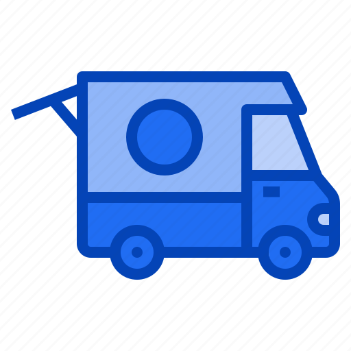 Camper, van, caravan, trailer, street, food, truck icon - Download on Iconfinder