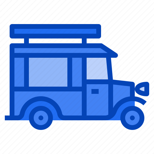 Caravan, trailer, camper, van, street, food, truck icon - Download on Iconfinder