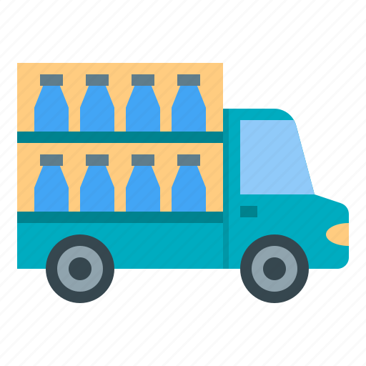 Drink, water, beverage, delivery, street, food, truck icon - Download on Iconfinder