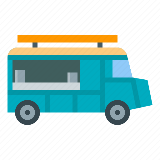 Van, caravan, camper, trailer, street, food, truck icon - Download on Iconfinder