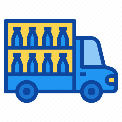 Drink, water, beverage, delivery, street, food, truck icon - Download on Iconfinder