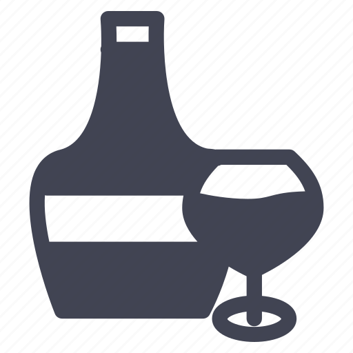 Alcohol, and, bottle, glass, beverage, drink icon - Download on Iconfinder