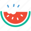 bite of watermelon, fruit, healthy food, watermelon 