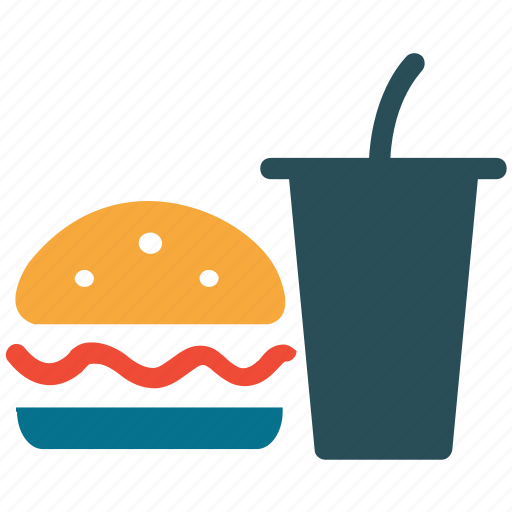 Burger, drink, fast food, junk food icon - Download on Iconfinder