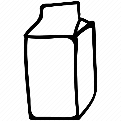 Drink box, food container, milk box, tetra brik icon - Download on Iconfinder