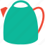 coffee pot, teapot, thermos, teakettle 