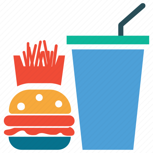 Drink, fastfood, fries, hamburger icon - Download on Iconfinder