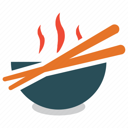 Chinese food, chopsticks, food, hot food icon - Download on Iconfinder