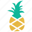 pineapple, food, fruit, tropical 