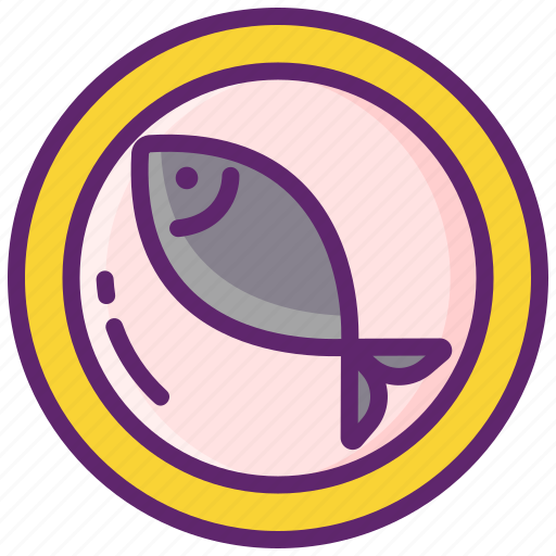 Seafood, fish, plate icon - Download on Iconfinder