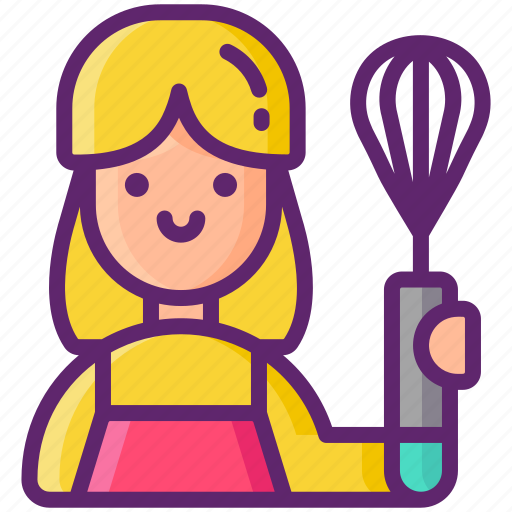 Cook, home, female icon - Download on Iconfinder