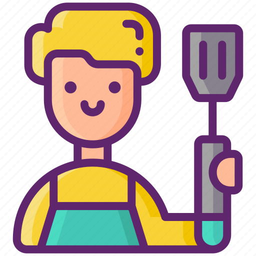 Cook, home, male icon - Download on Iconfinder on Iconfinder