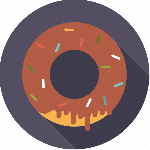 Chocolate, crumble, donut, food, foodix, pastry, sweet icon - Download on Iconfinder