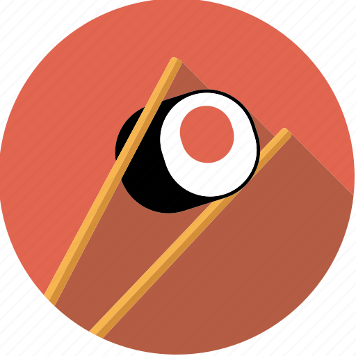 Asian, chopsticks, food, foodix, japanese, seafood, sushi icon - Download on Iconfinder