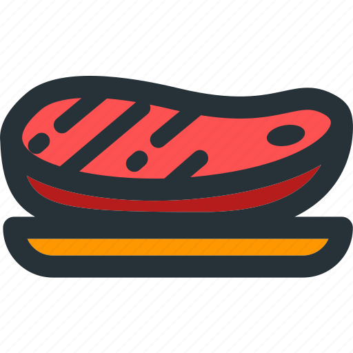 Steak, barbecue, bbq, beef, food, grill, kitchen icon - Download on Iconfinder