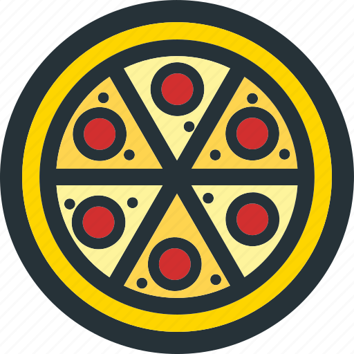 Pizza, eat, fast, food, junk, meal, restaurant icon - Download on Iconfinder