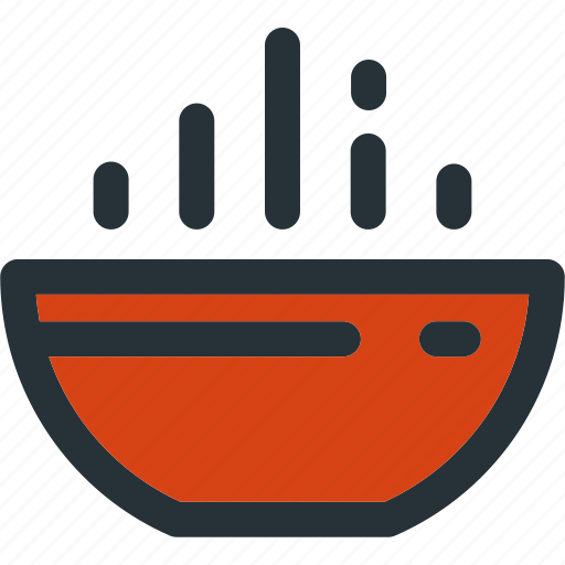 Soup, bowl, cooking, food, hot, kitchen, meal icon - Download on Iconfinder