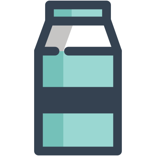 Milk, drink, cow, dairy, package, food icon - Free download