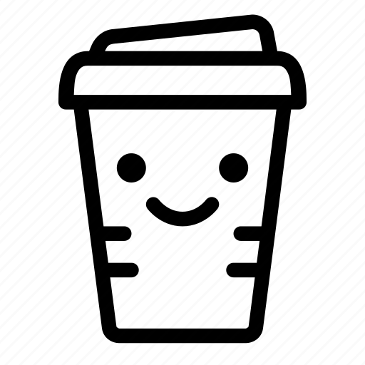 Kawaii, coffee icon - Download on Iconfinder on Iconfinder