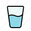 mineral, water, glass, drink 