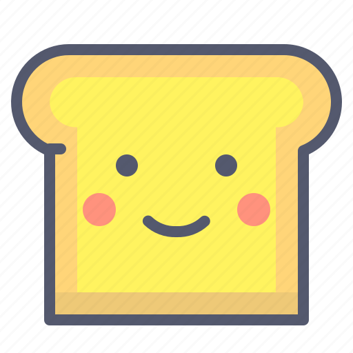 Bread, dough, food, launch, slice icon - Download on Iconfinder
