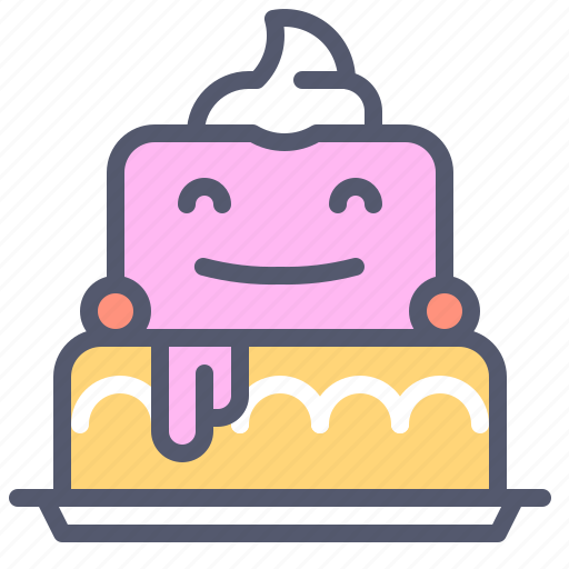 Birthday, cake, cream, desert, present icon - Download on Iconfinder