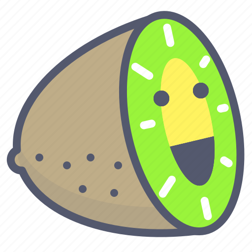 Fruit, green, half, kiwi, sliced icon - Download on Iconfinder
