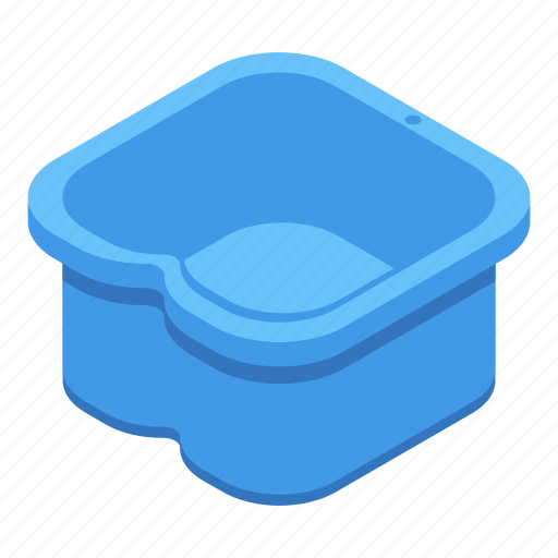 Body, foot, bath, isometric icon - Download on Iconfinder