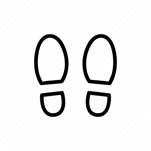Care, concept, contour, foot, footprint, print icon - Download on Iconfinder