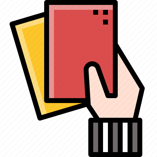Attention, football, judge, referee, soccer, warning icon - Download on Iconfinder