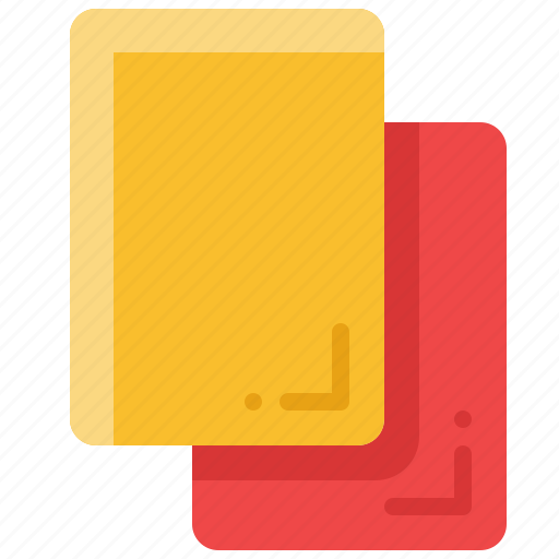 Soccer, rule, card, yellow, red, football icon - Download on Iconfinder