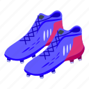 game, soccer, boots, isometric