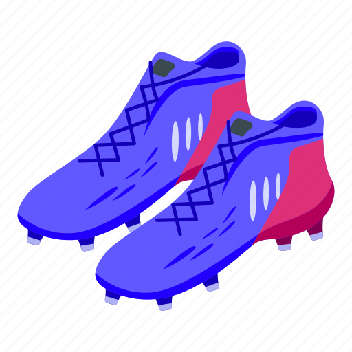 Game, soccer, boots, isometric icon - Download on Iconfinder