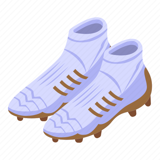 Football, cleats, isometric icon - Download on Iconfinder