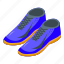 field, soccer, boots, isometric 