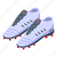 pair, football, boots, isometric 