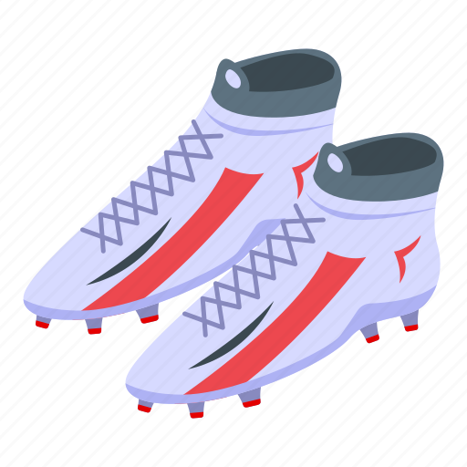 Sport, soccer, boots, isometric icon - Download on Iconfinder