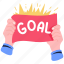 banner, goal, game, sports, football goal 