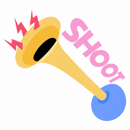 Horn, noise, bugle, siren, cornet sticker - Download on Iconfinder