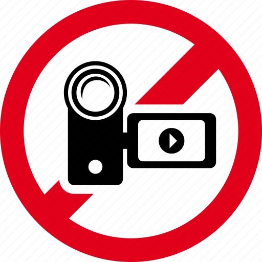 Cam, camera, film, forbidden, handy, prohibited, video icon - Download on Iconfinder