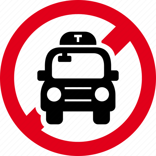 Cab, car, forbidden, prohibited, taxi icon - Download on Iconfinder