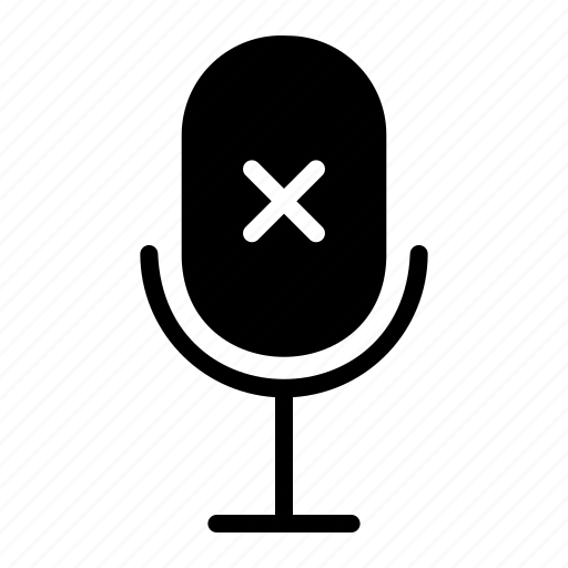 No, microphone, noise, sound, mic, off, voice icon - Download on Iconfinder